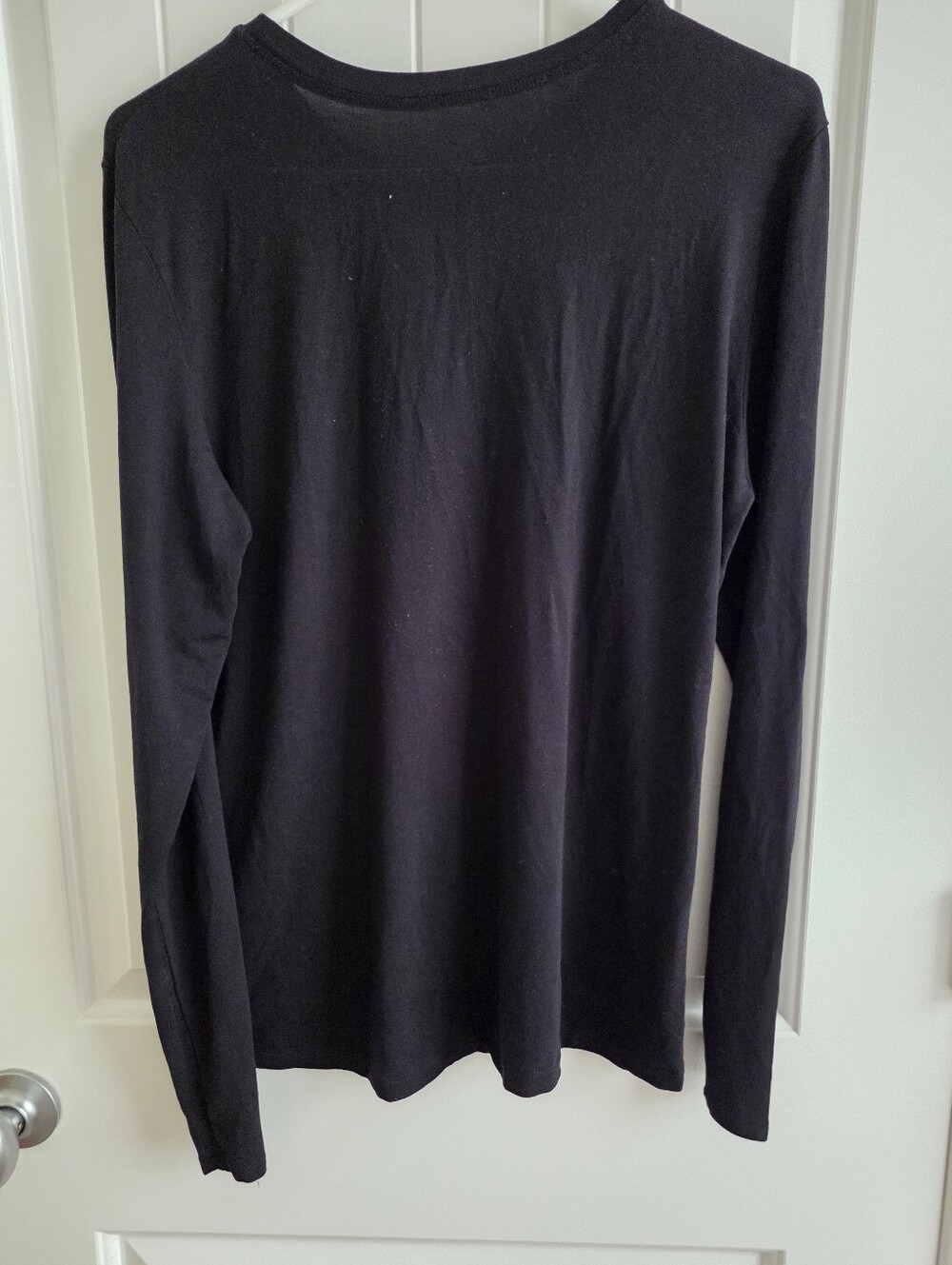 Cuddl Duds Black Long Sleeve Top Sz XL - Picture 3 of 4